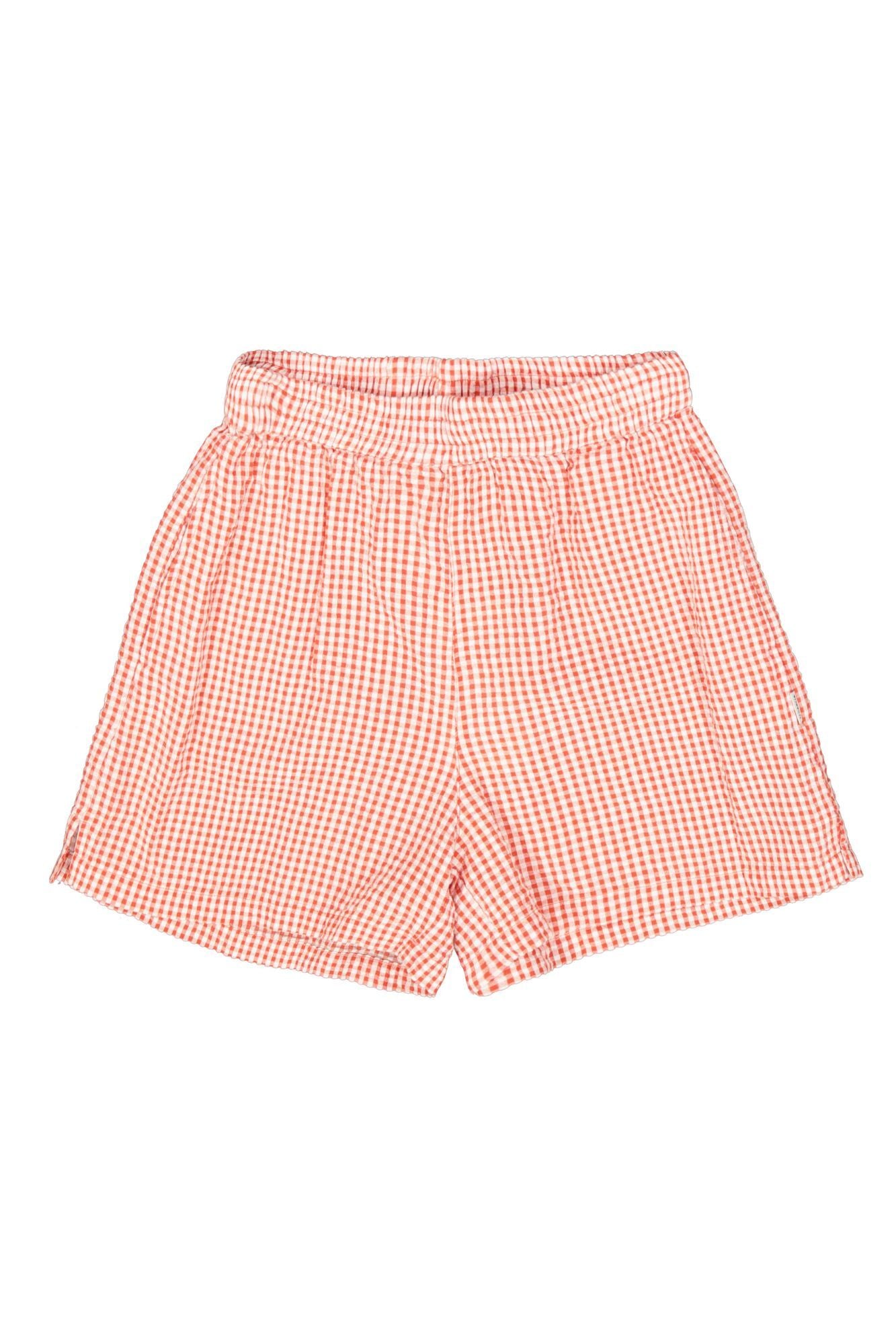 Shorts kariert aus Baumwolle