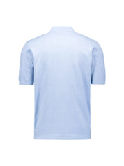 Strick-Poloshirt aus Baumwollmix