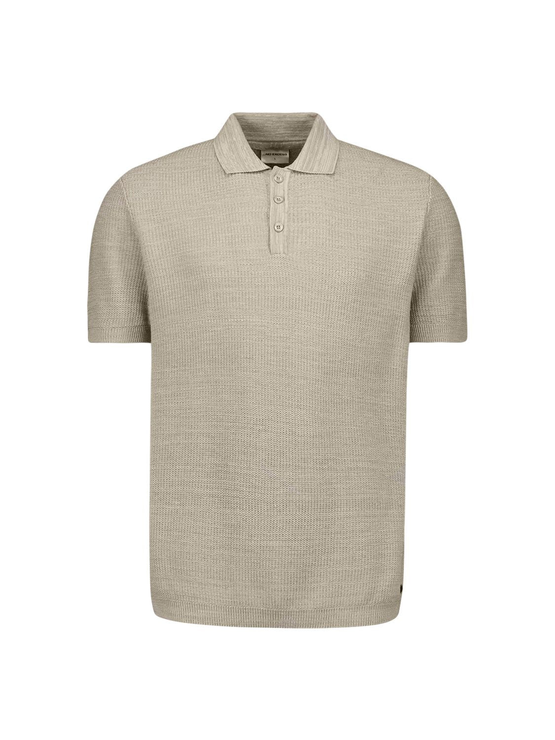 Strickpoloshirt aus Baumwolle
