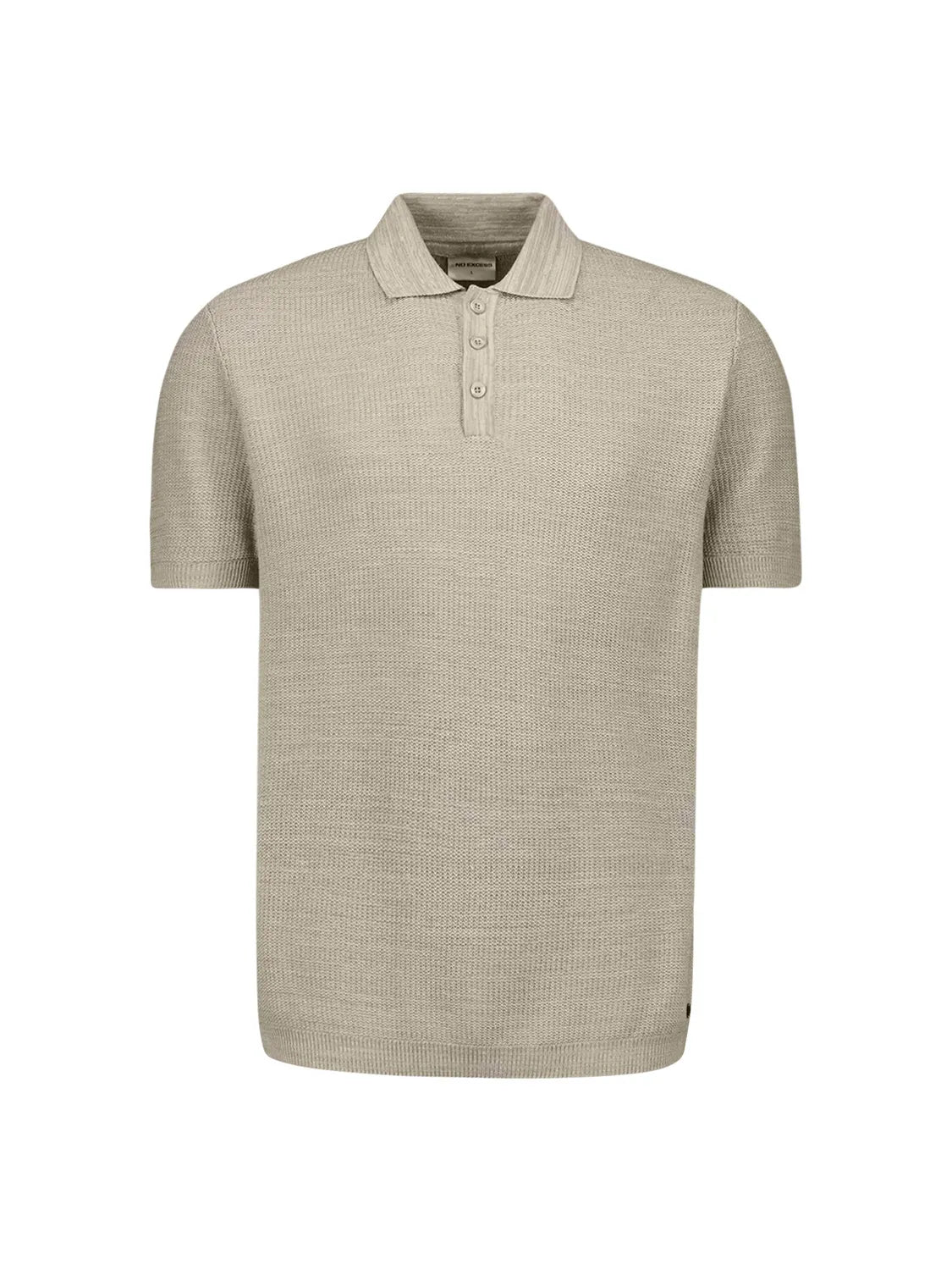 Strickpoloshirt aus Baumwolle