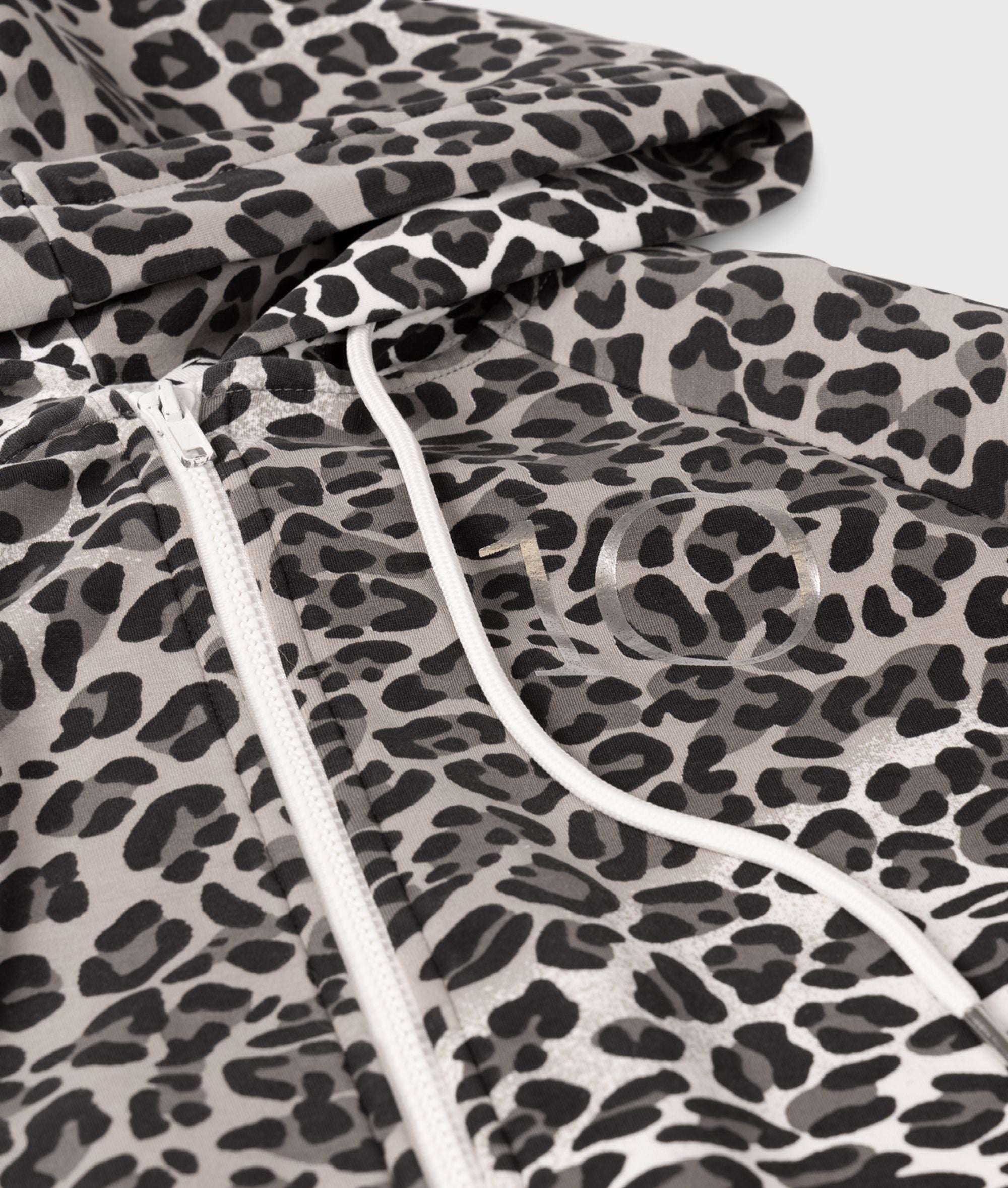 Sweatshirtjacke aus Viskosemix