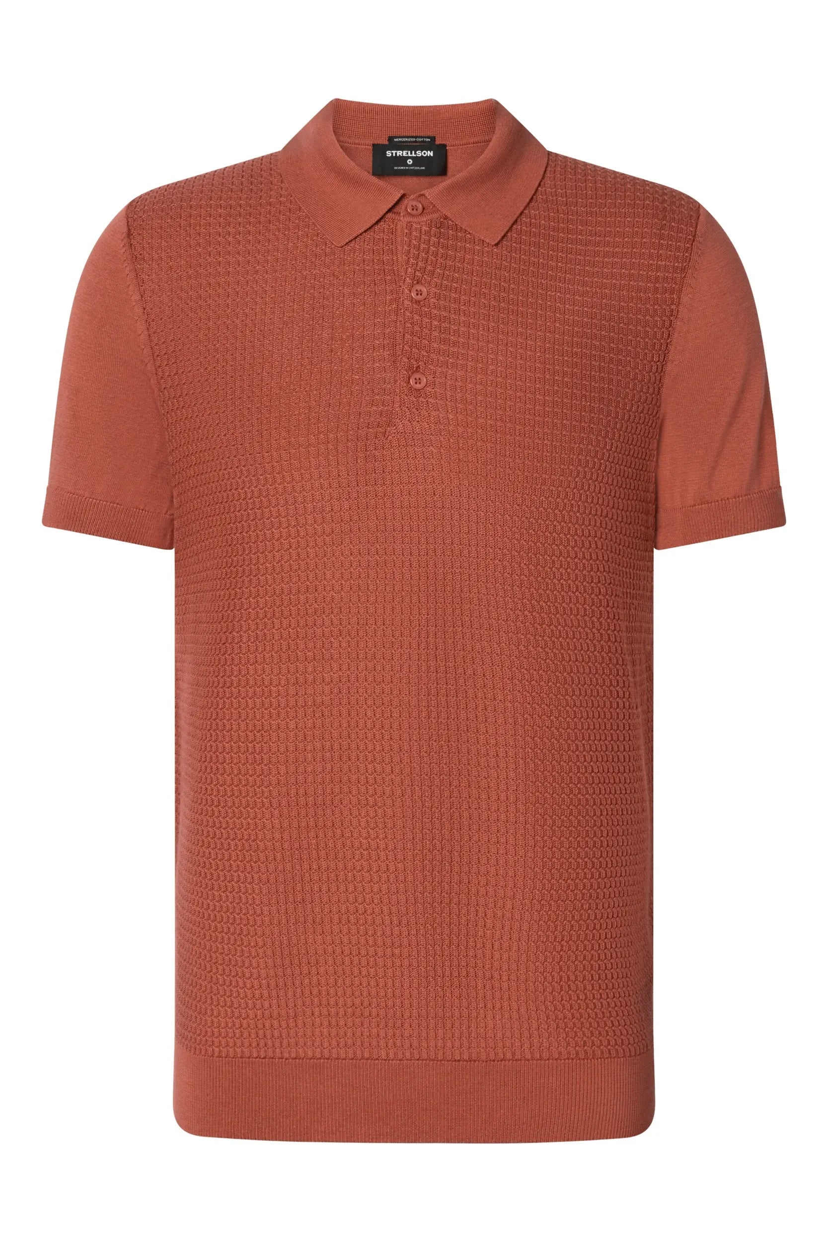 Strickpoloshirt ADRIAN aus Baumwolle