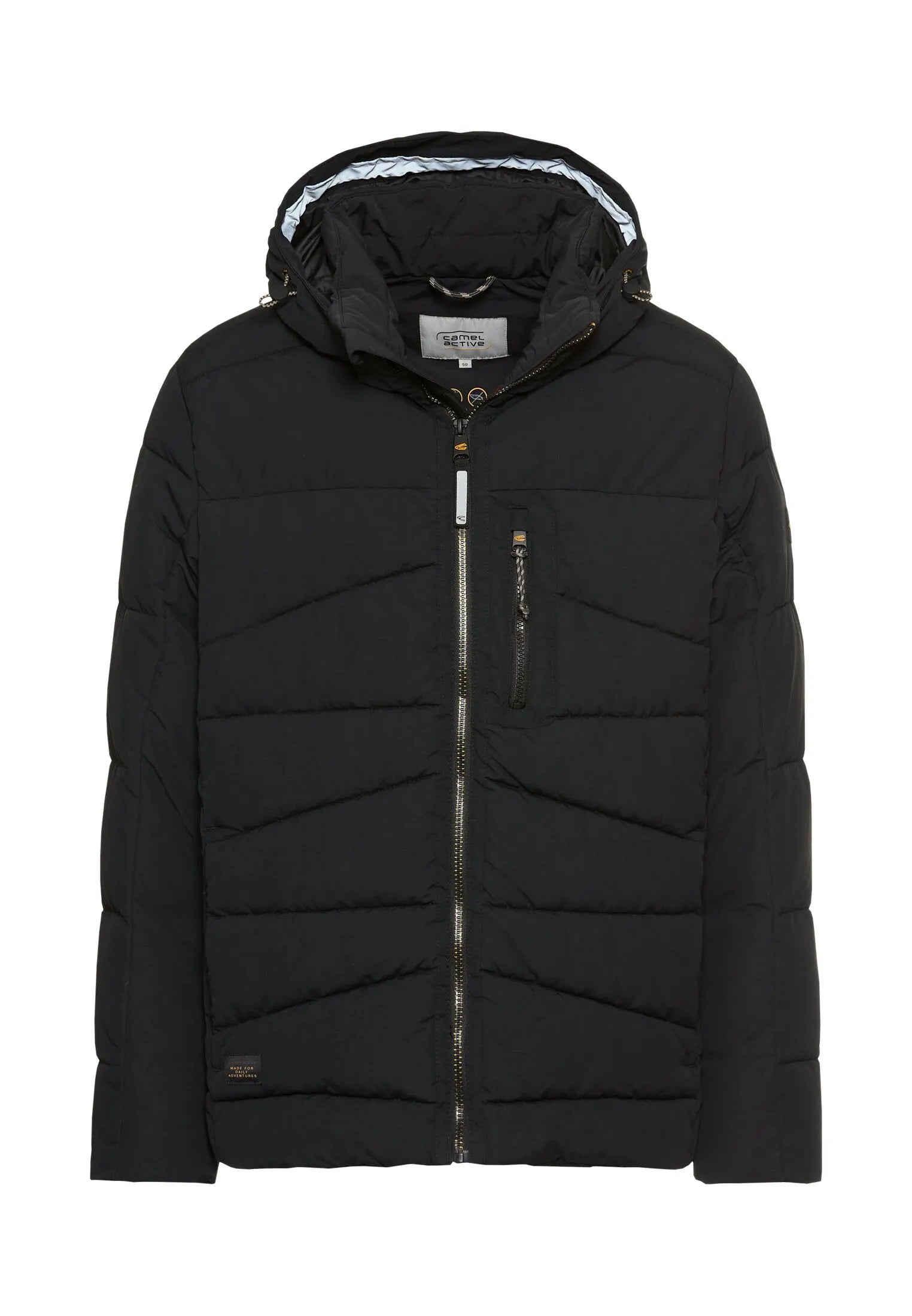 Winterjacke mit abnehmbarer Kapuze