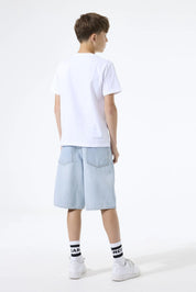 Jeans-Shorts aus Baumwolle