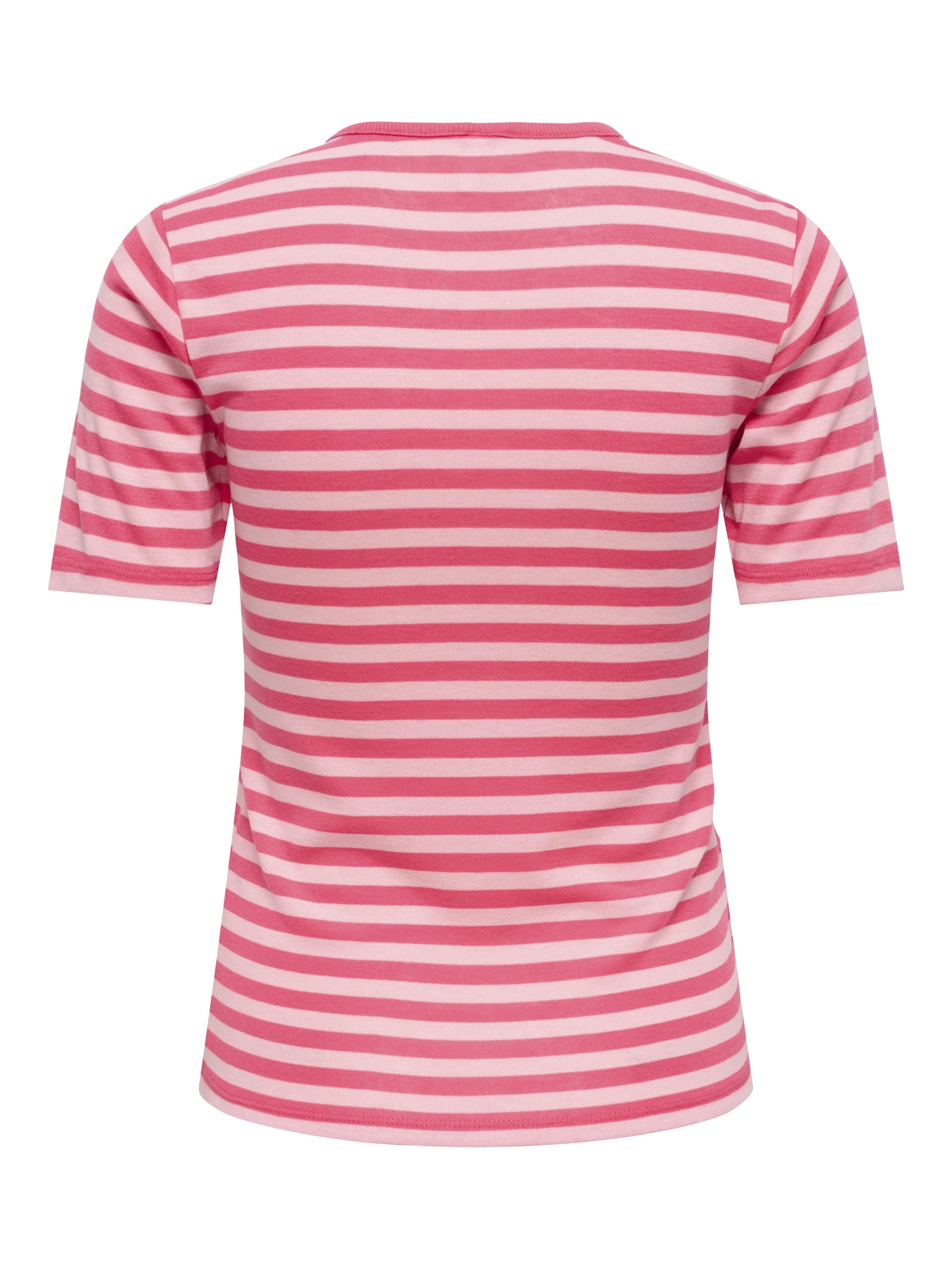 T-Shirt gestreift aus Viskosemix