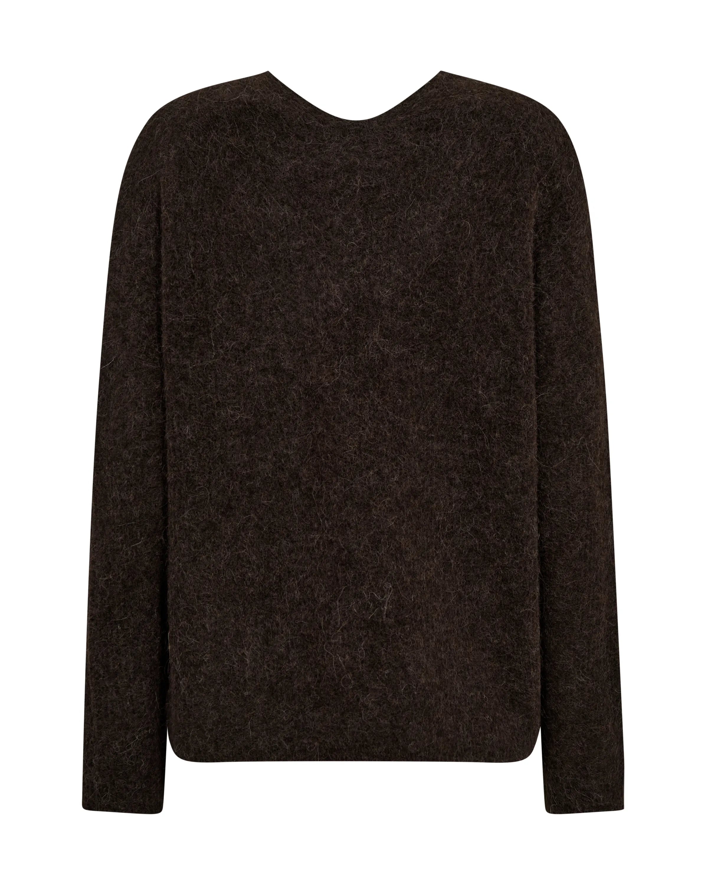 Strickpullover mit V-Ausschnitt
