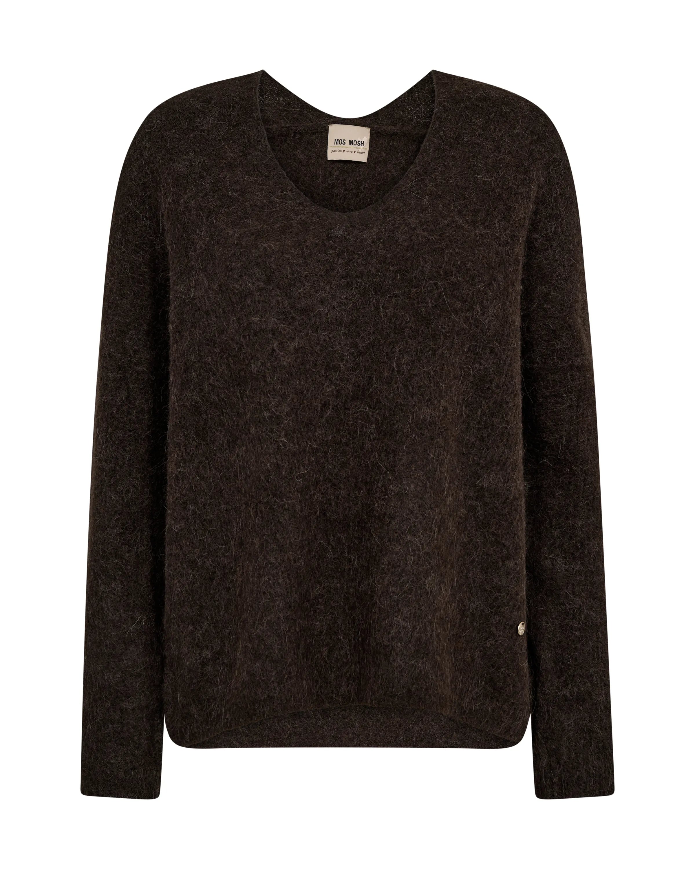 Strickpullover mit V-Ausschnitt