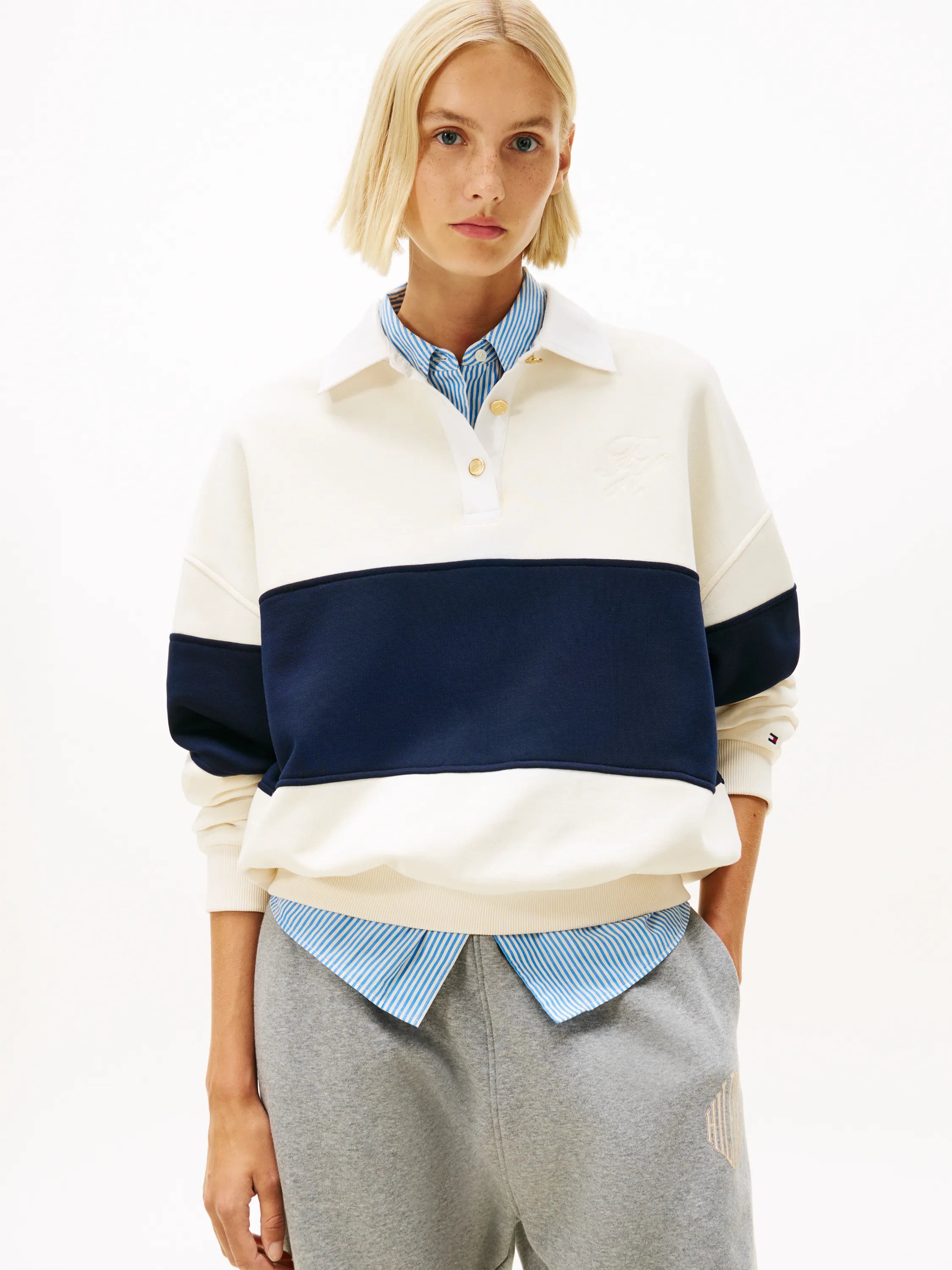 Sweatshirt aus Baumwollmix