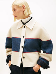 Übergangsjacke aus Wollmix