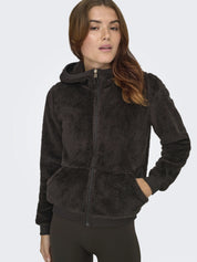 Fleecejacke ONPLUFFY mit Kapuze