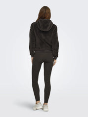 Fleecejacke ONPLUFFY mit Kapuze