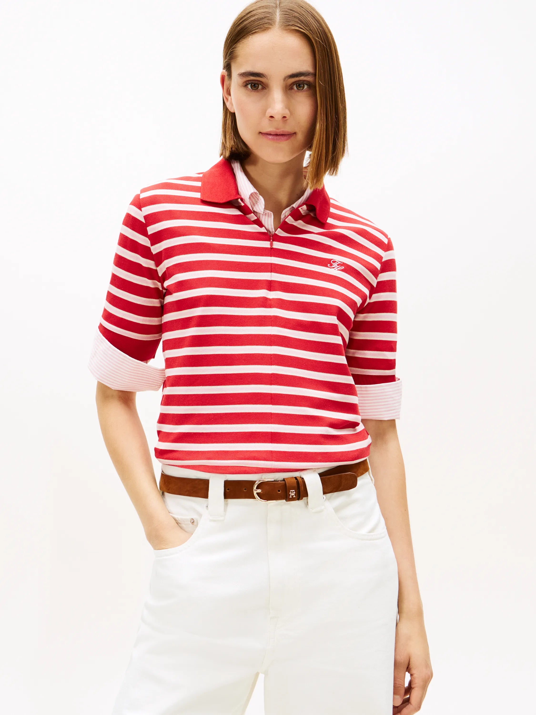 Poloshirt gestreift