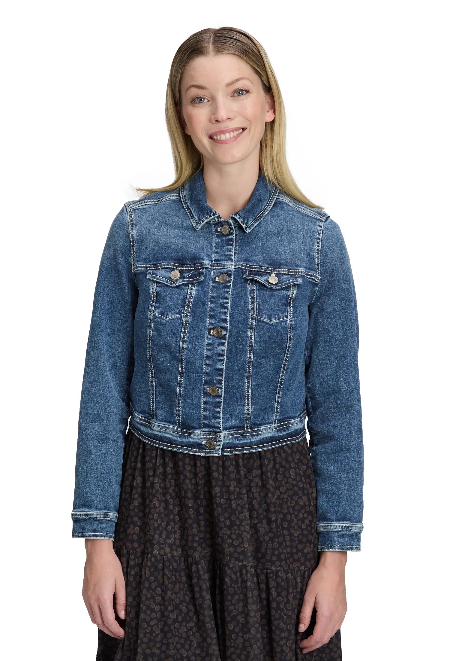 Jeansjacke aus Baumwolle