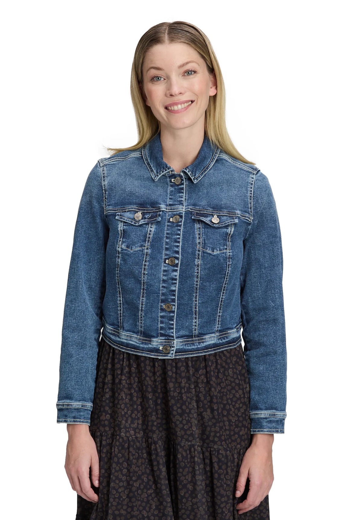 Jeansjacke aus Baumwolle