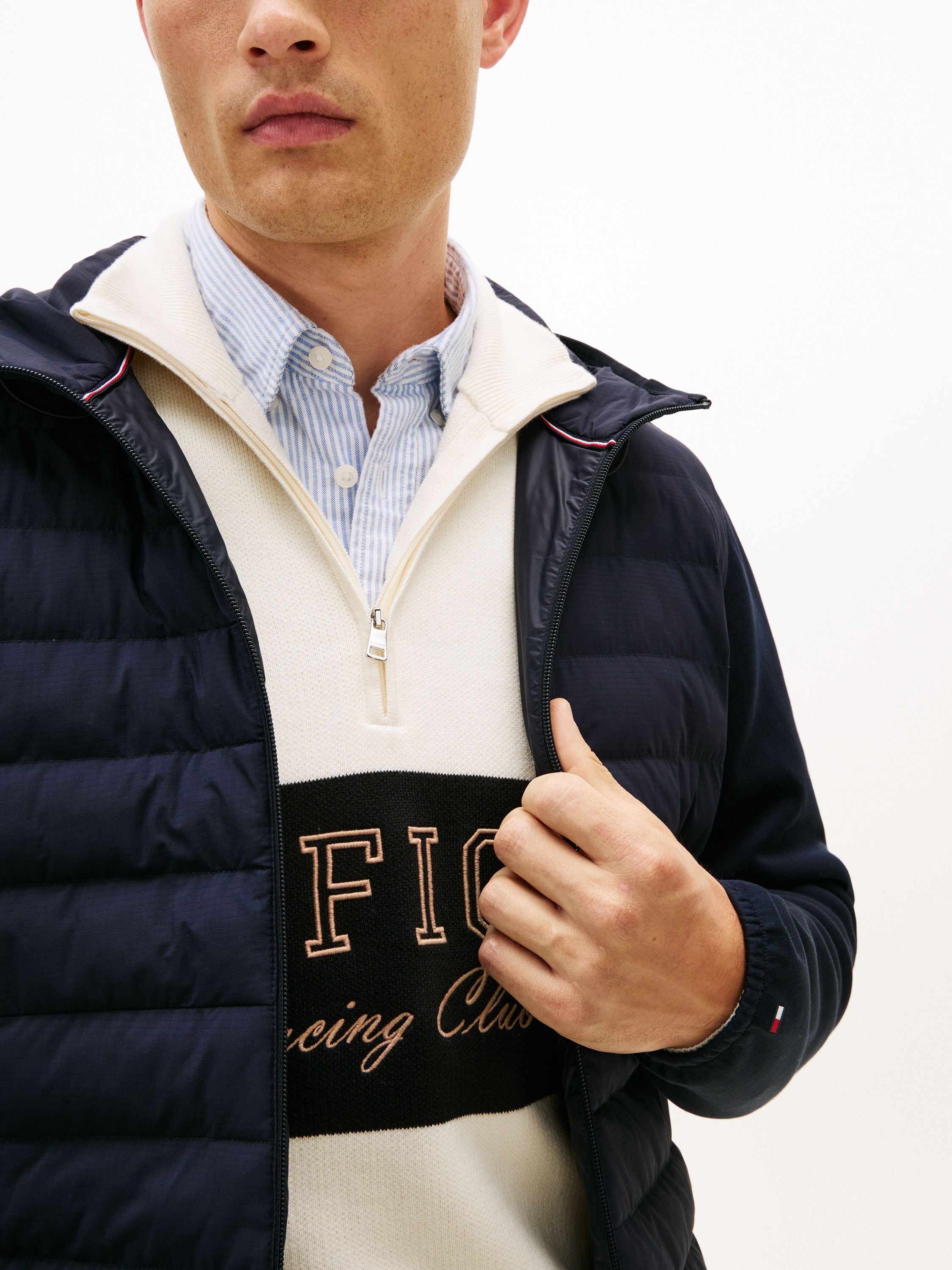 Steppjacke mit Kapuze