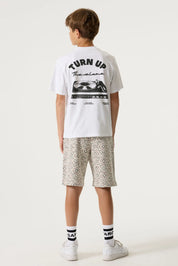 T-Shirt mit Backprint
