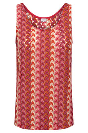 Stricktop gemustert