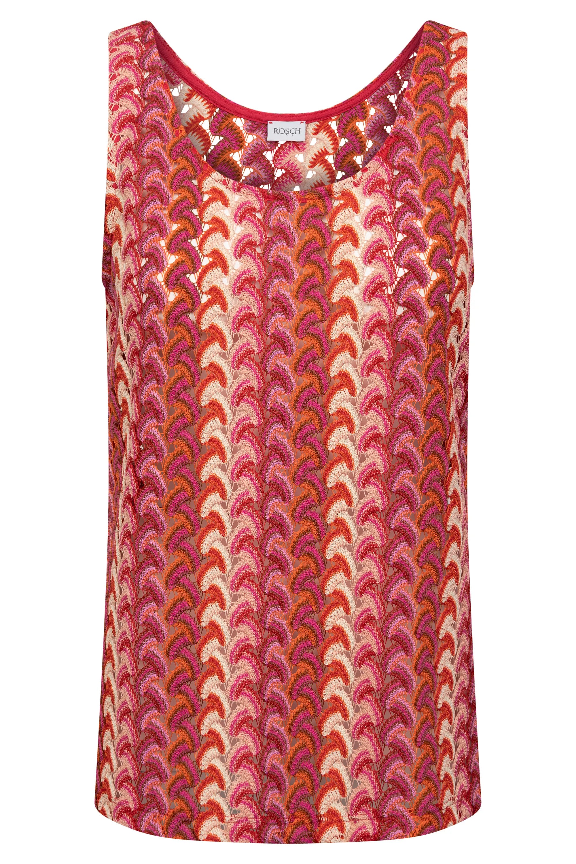 Stricktop gemustert