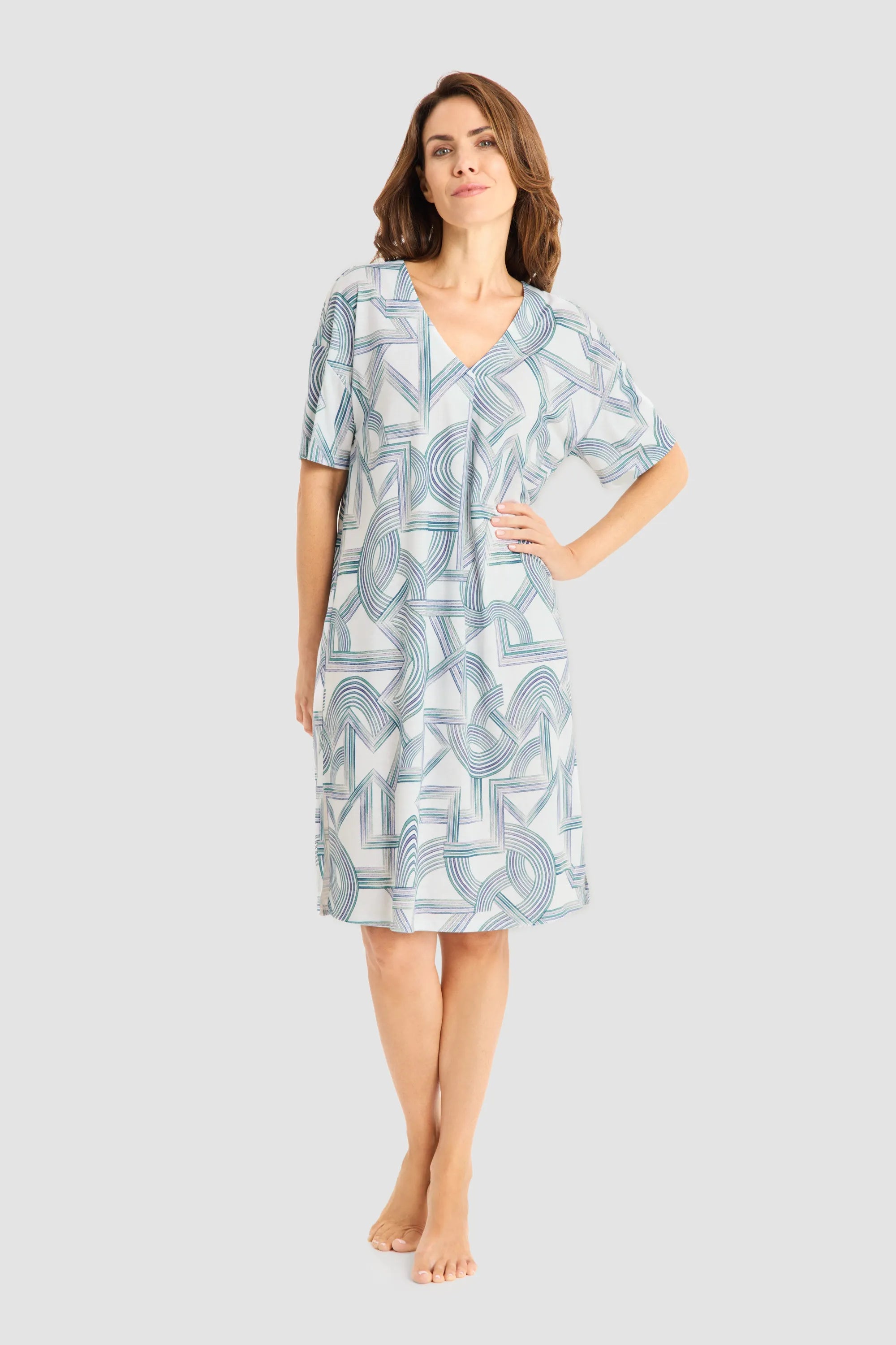 Nachtkleid aus Baumwollmix
