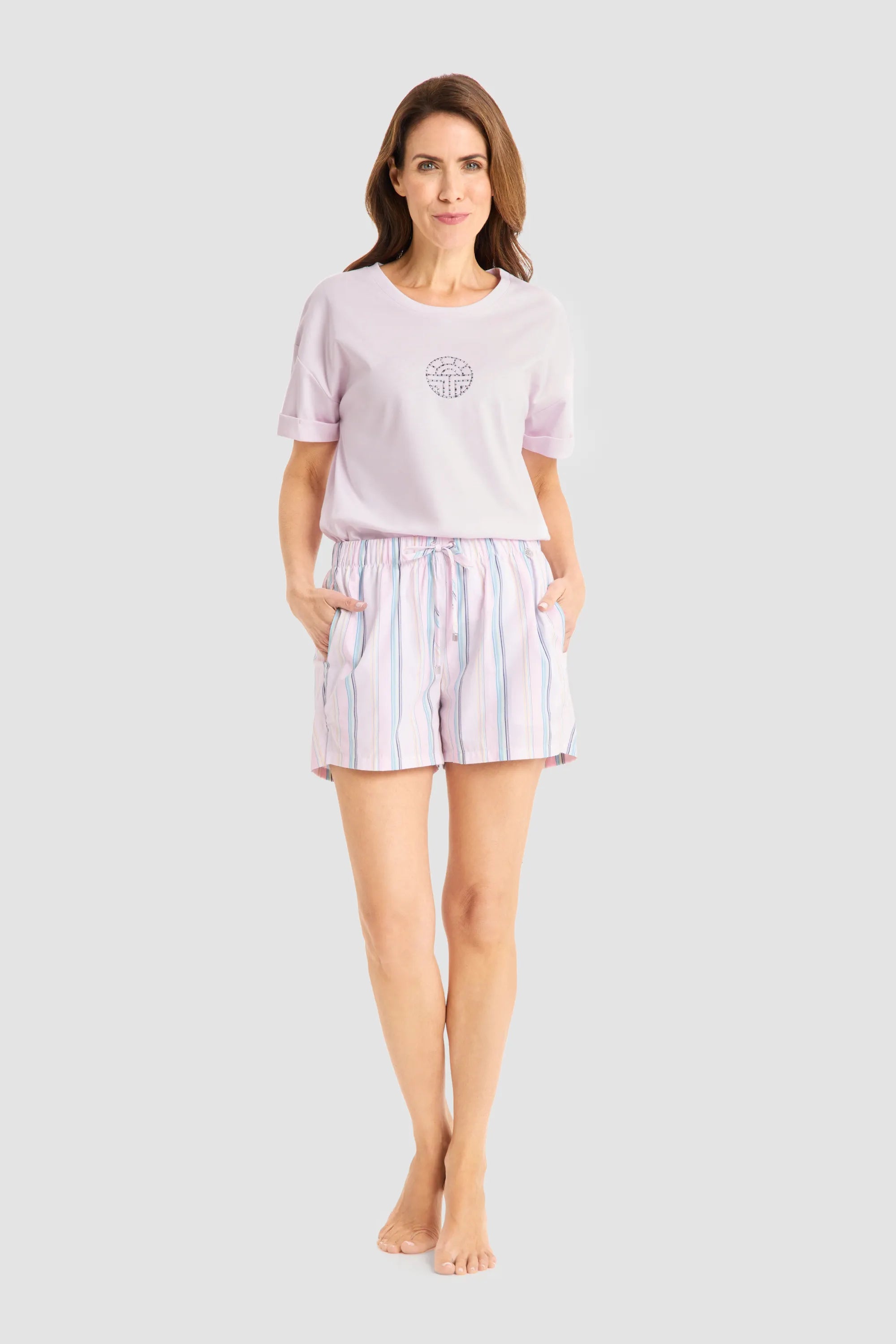 Loungeshorts aus Baumwolle