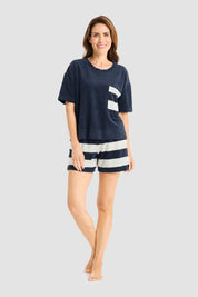 T-Shirt aus Baumwollmix