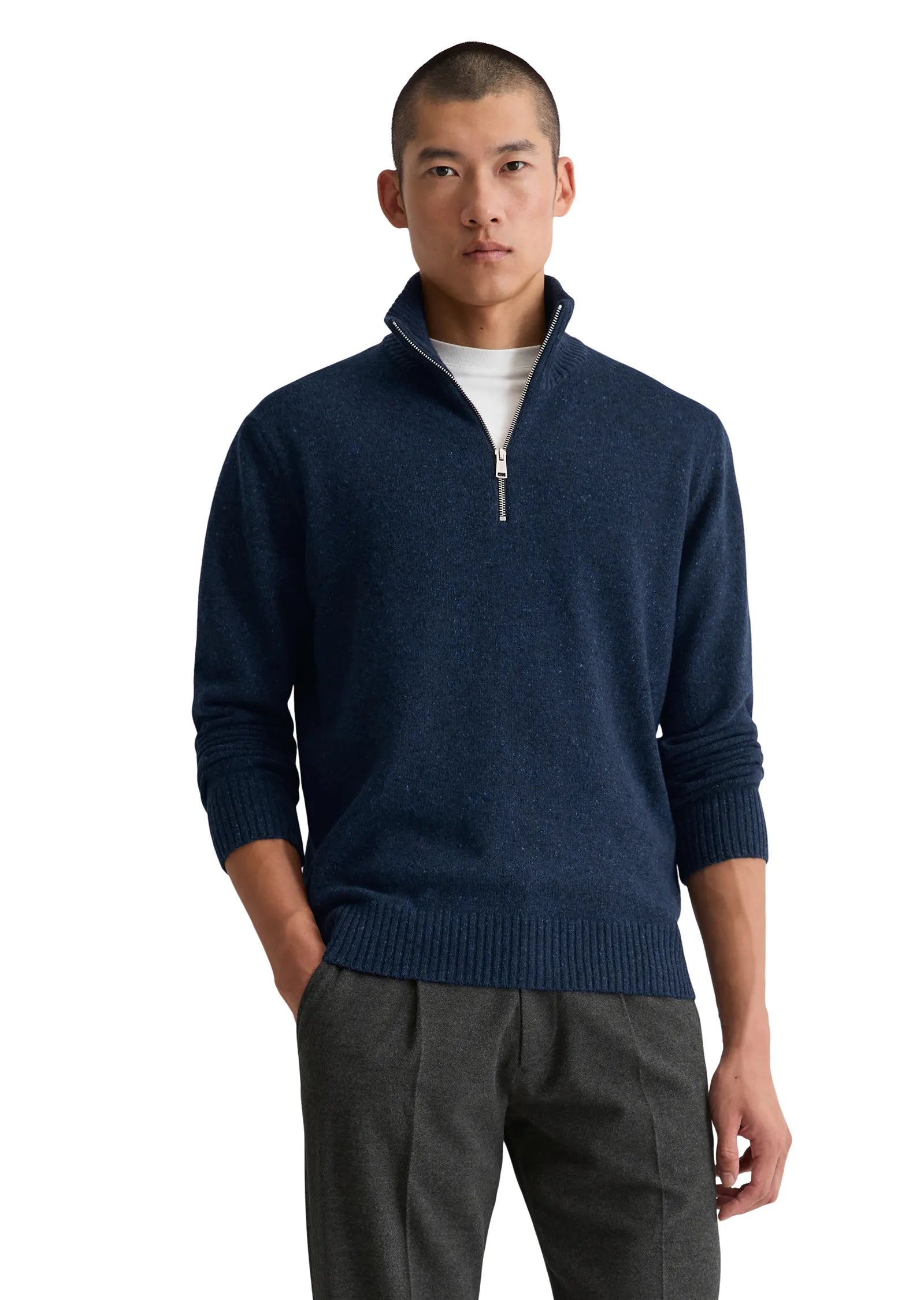 Strickpullover aus Wollmix