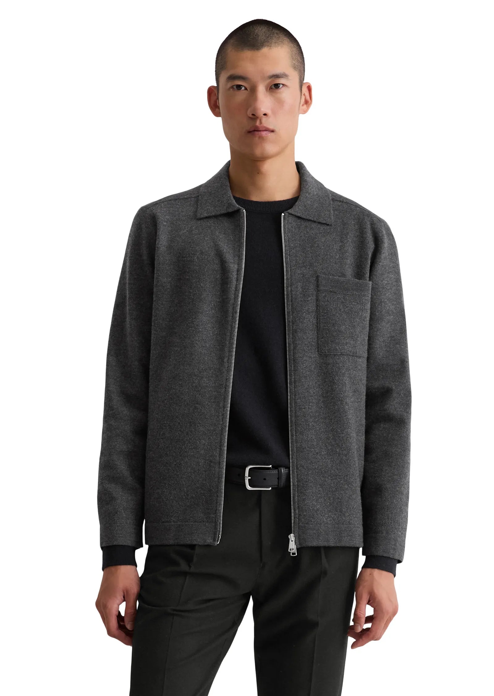 Overshirt aus Schurwolle