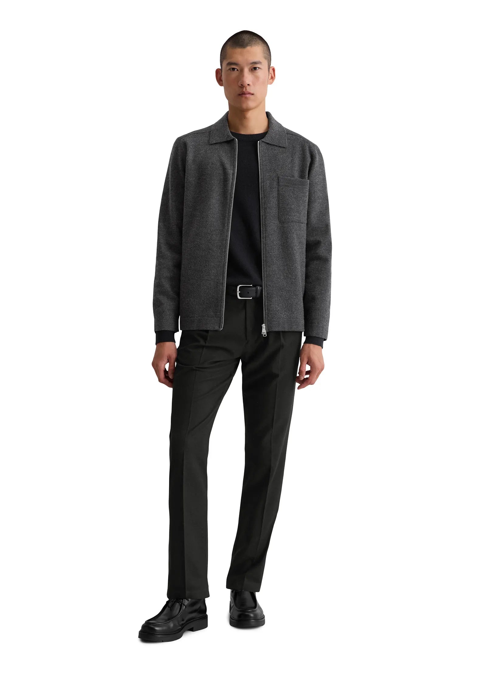 Overshirt aus Schurwolle