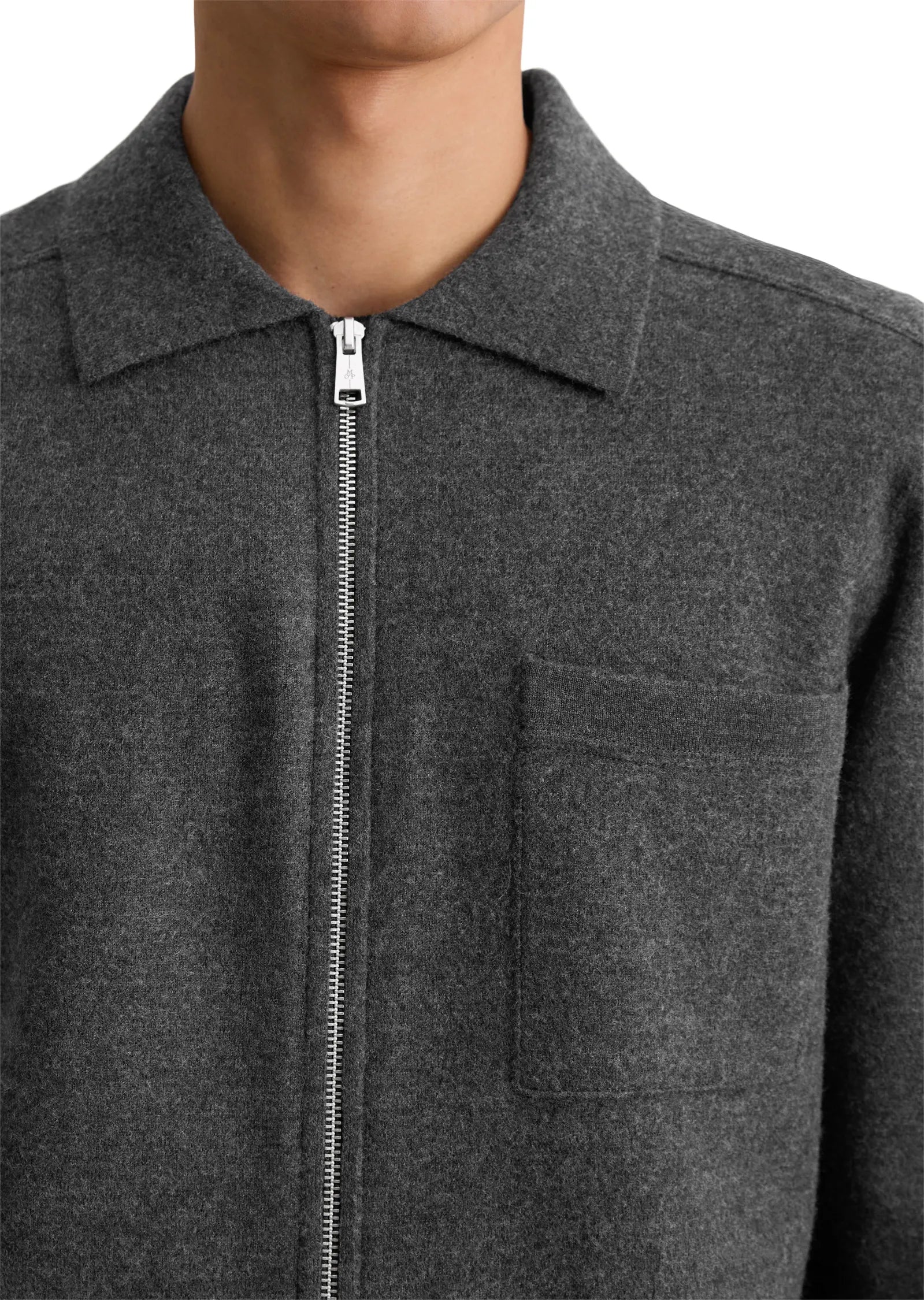 Overshirt aus Schurwolle