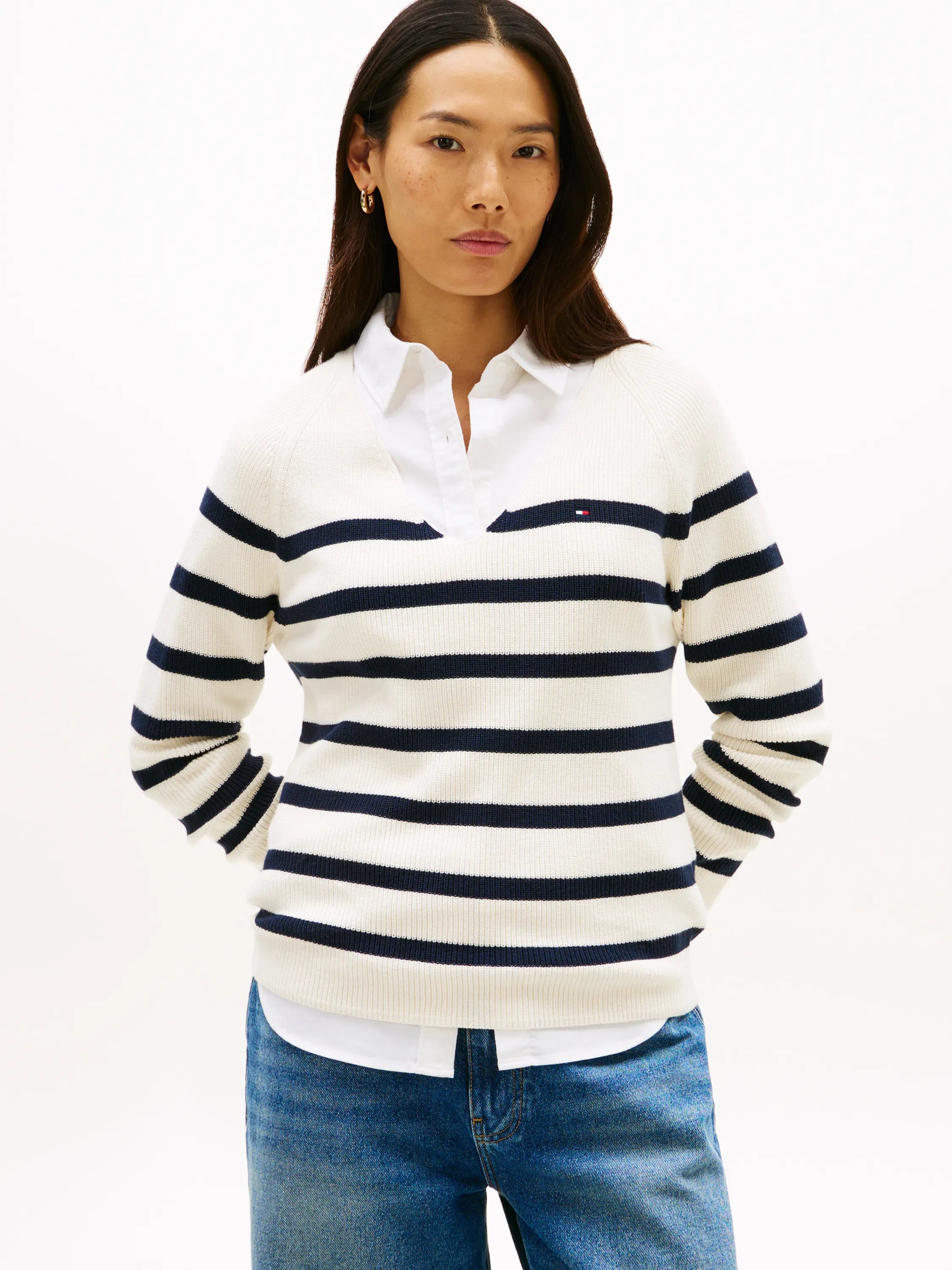Strickpullover aus Baumwolle