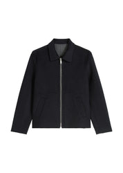 Wende-Wolljacke Regular Fit