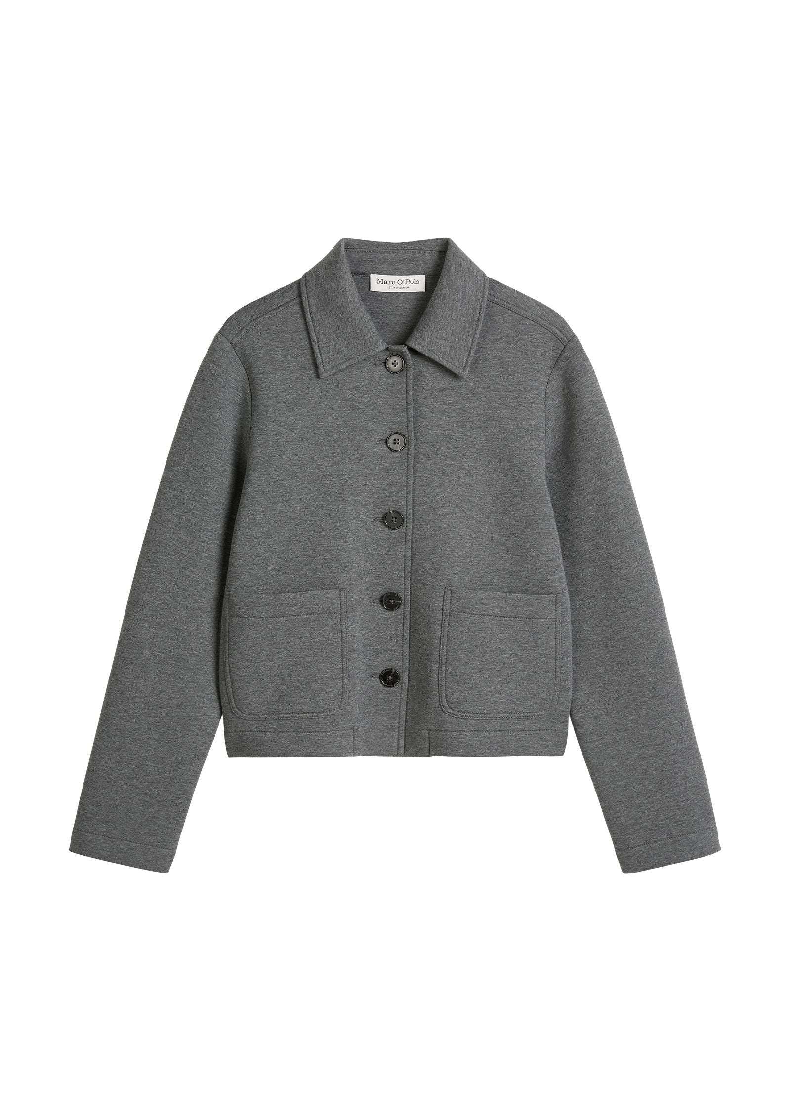 Jerseyjacke aus Baumwollmix