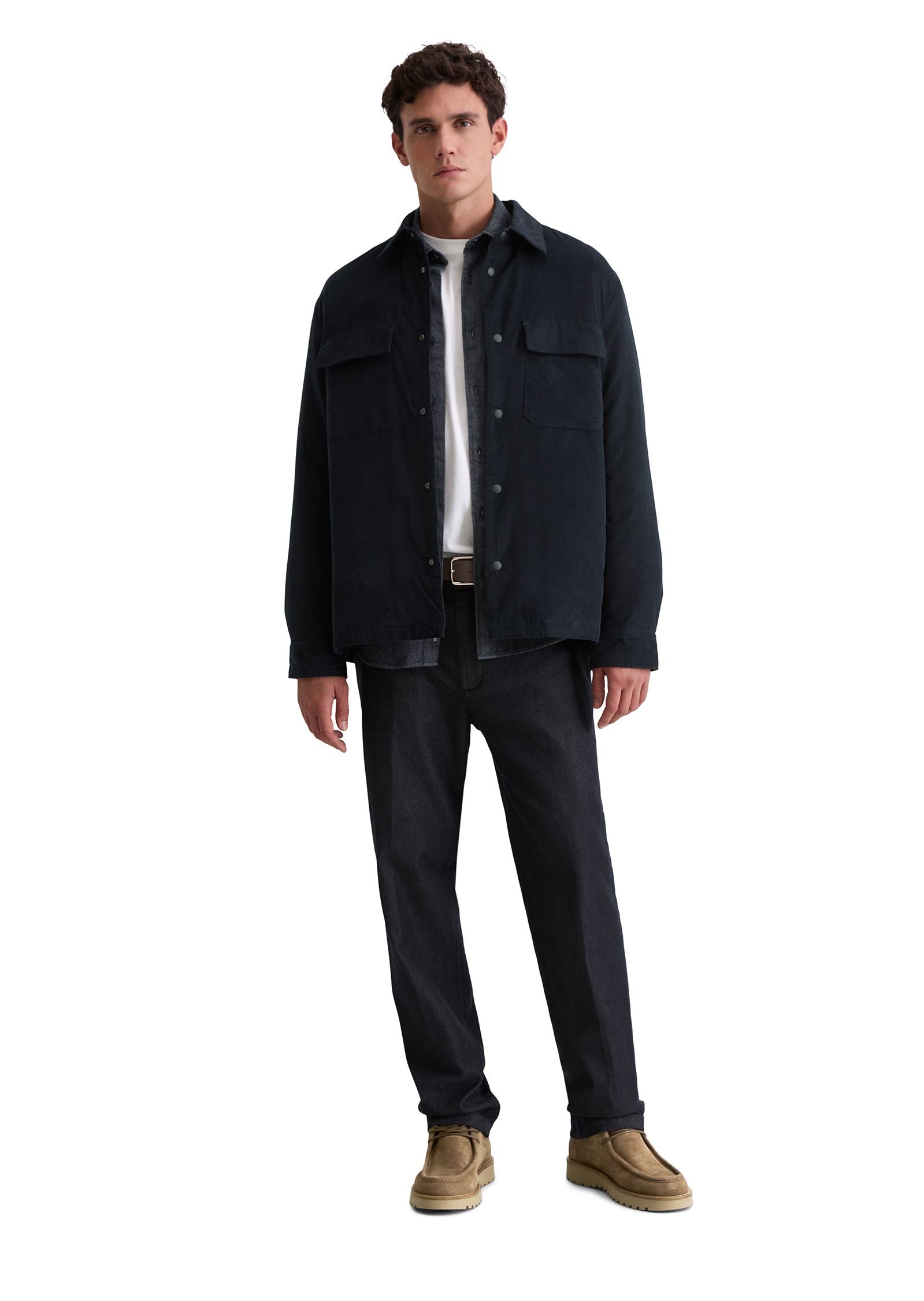 Cord-Overshirt aus Baumwolle