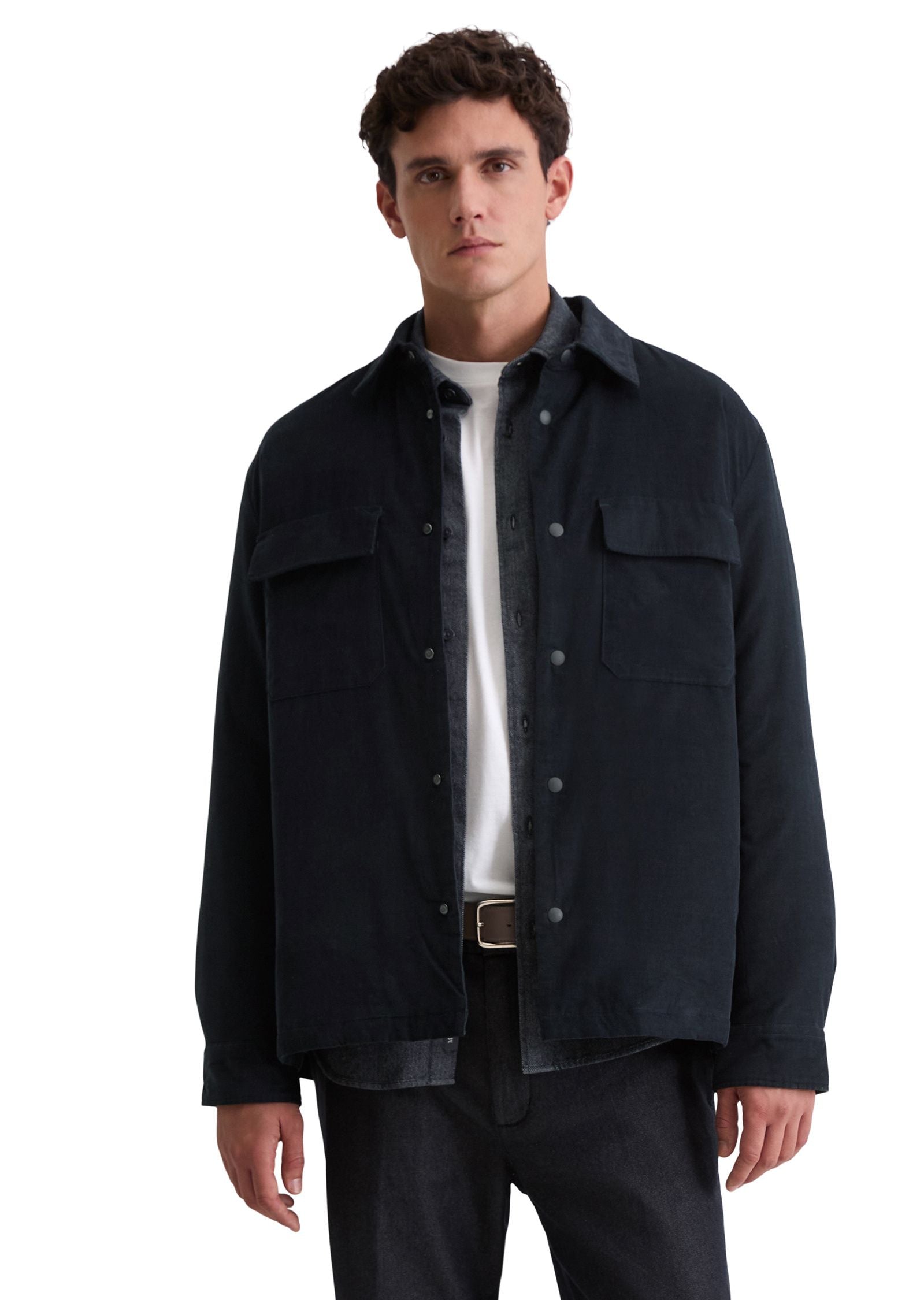 Cord-Overshirt aus Baumwolle