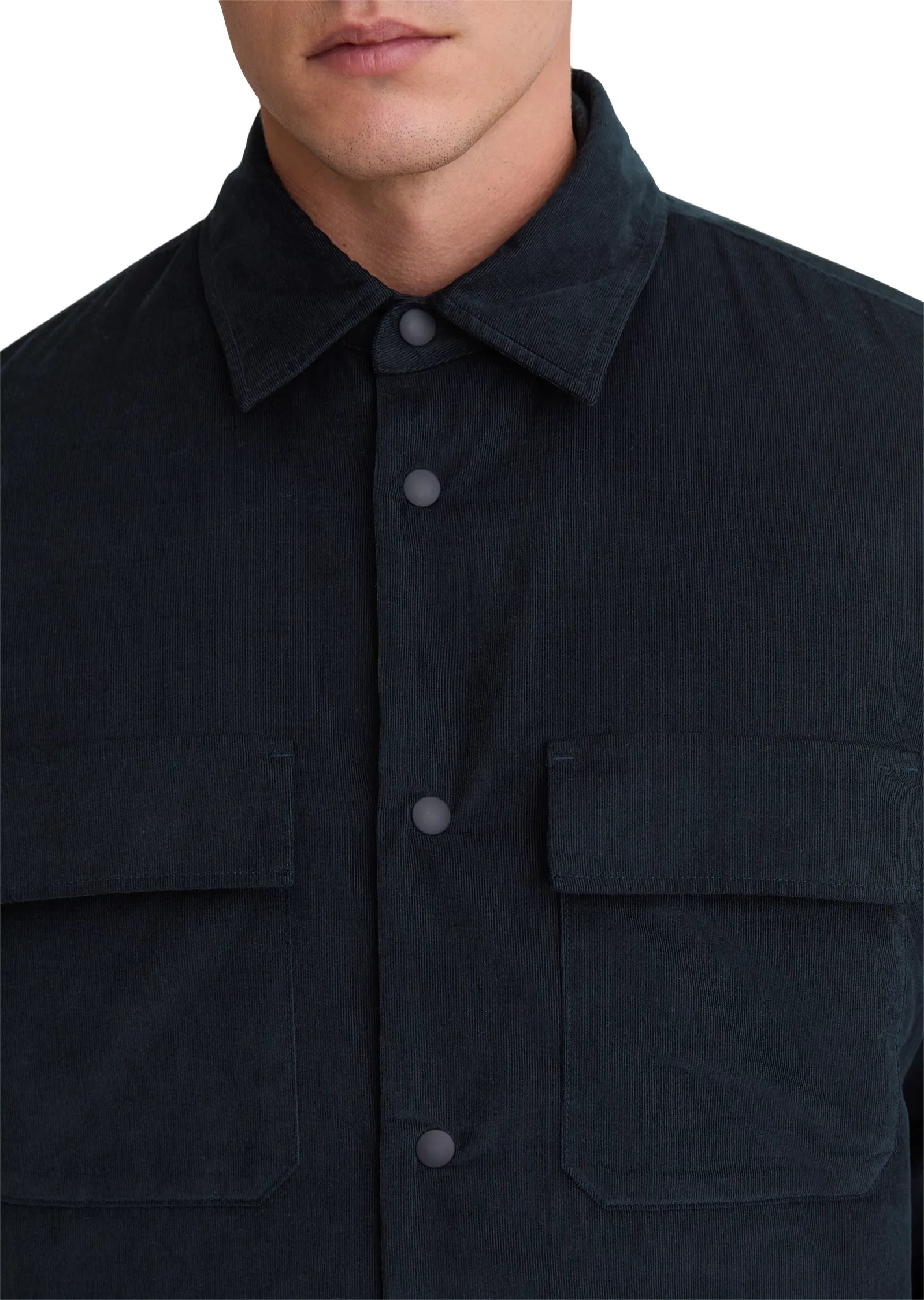Cord-Overshirt aus Baumwolle