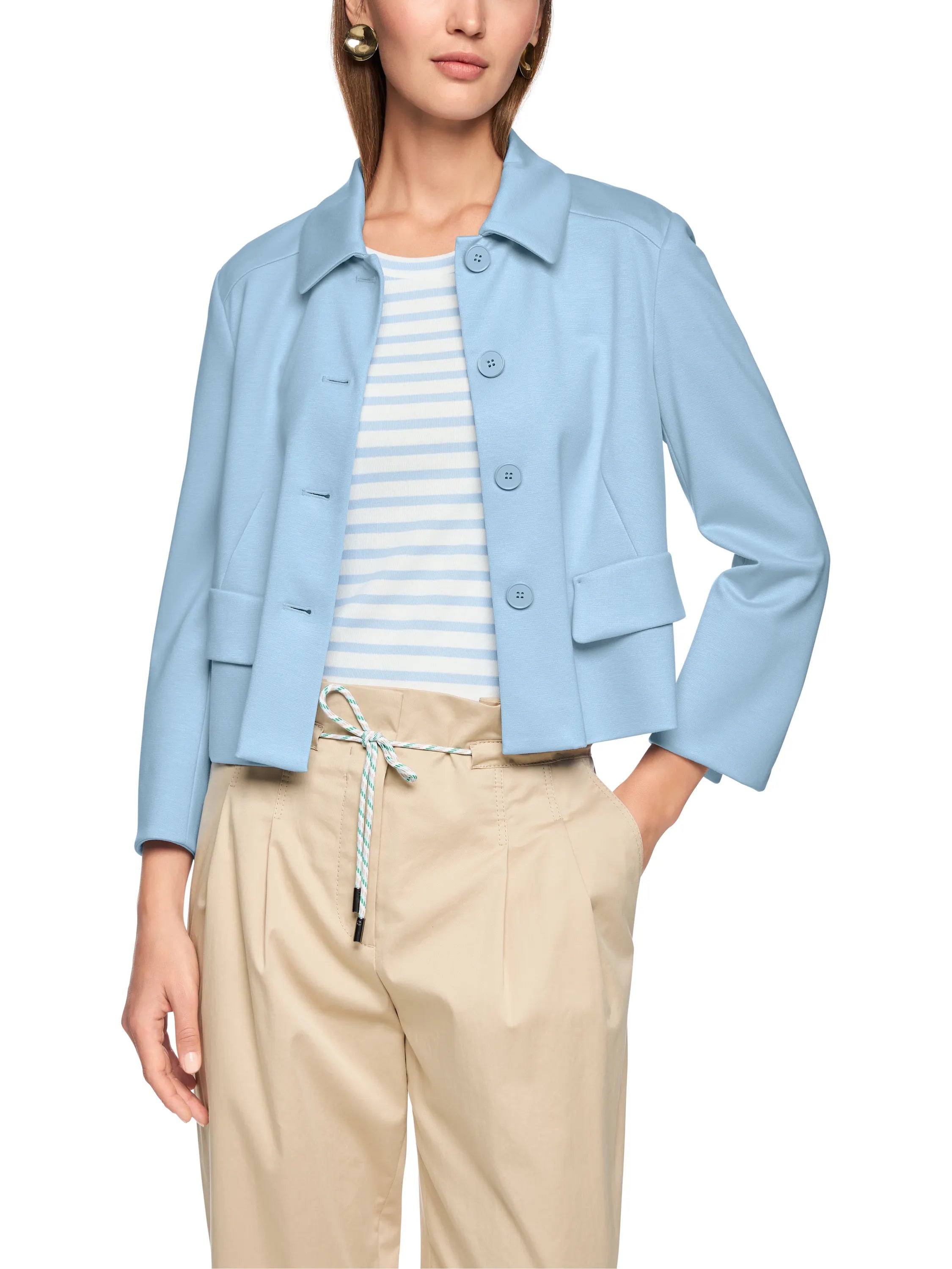 Jacke mit Kentkragen