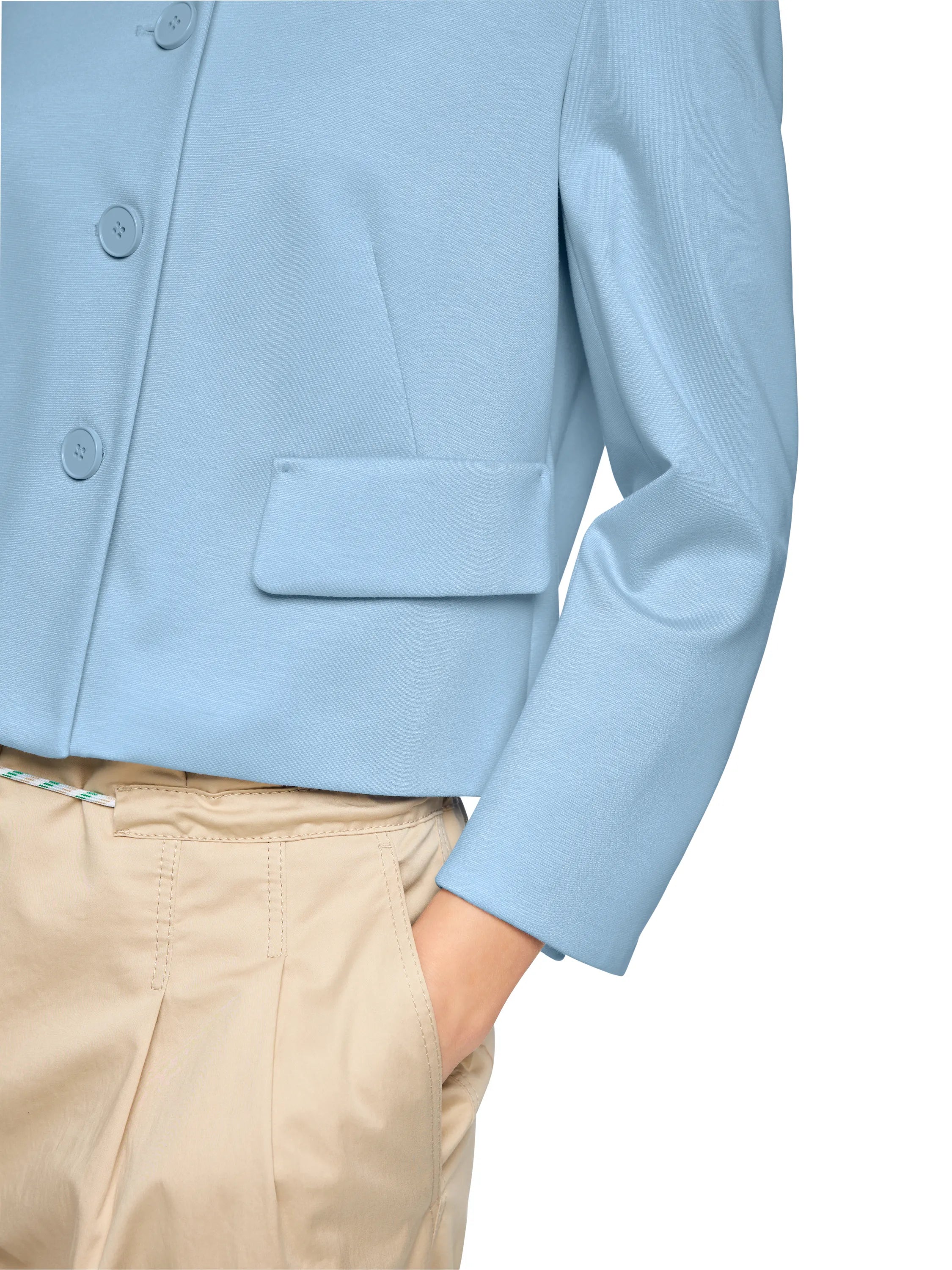 Jacke mit Kentkragen