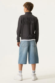 Sweatjacke aus Baumwolle