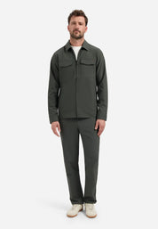 Overshirt mit aufgesetzten Taschen