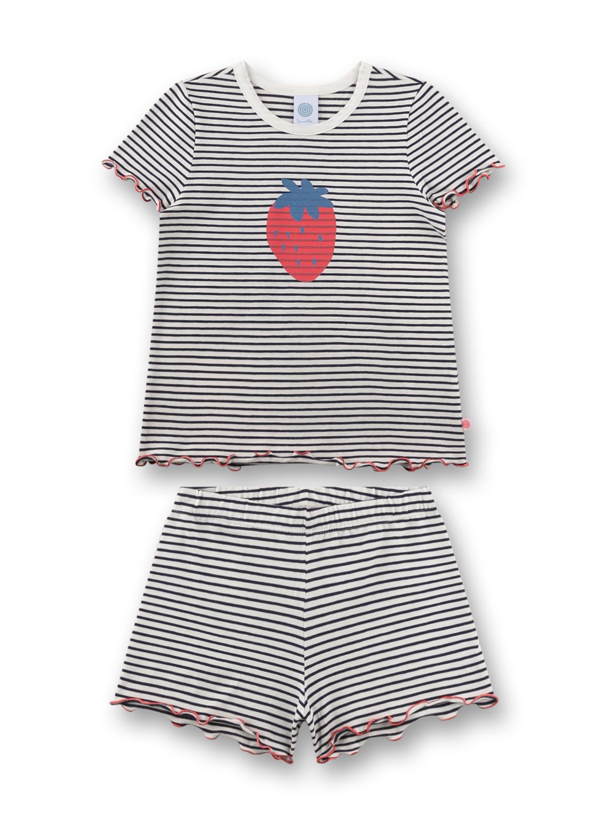 Pyjama-Set gestreift aus Baumwolle