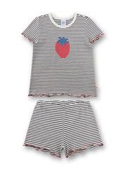 Pyjama-Set gestreift aus Baumwolle