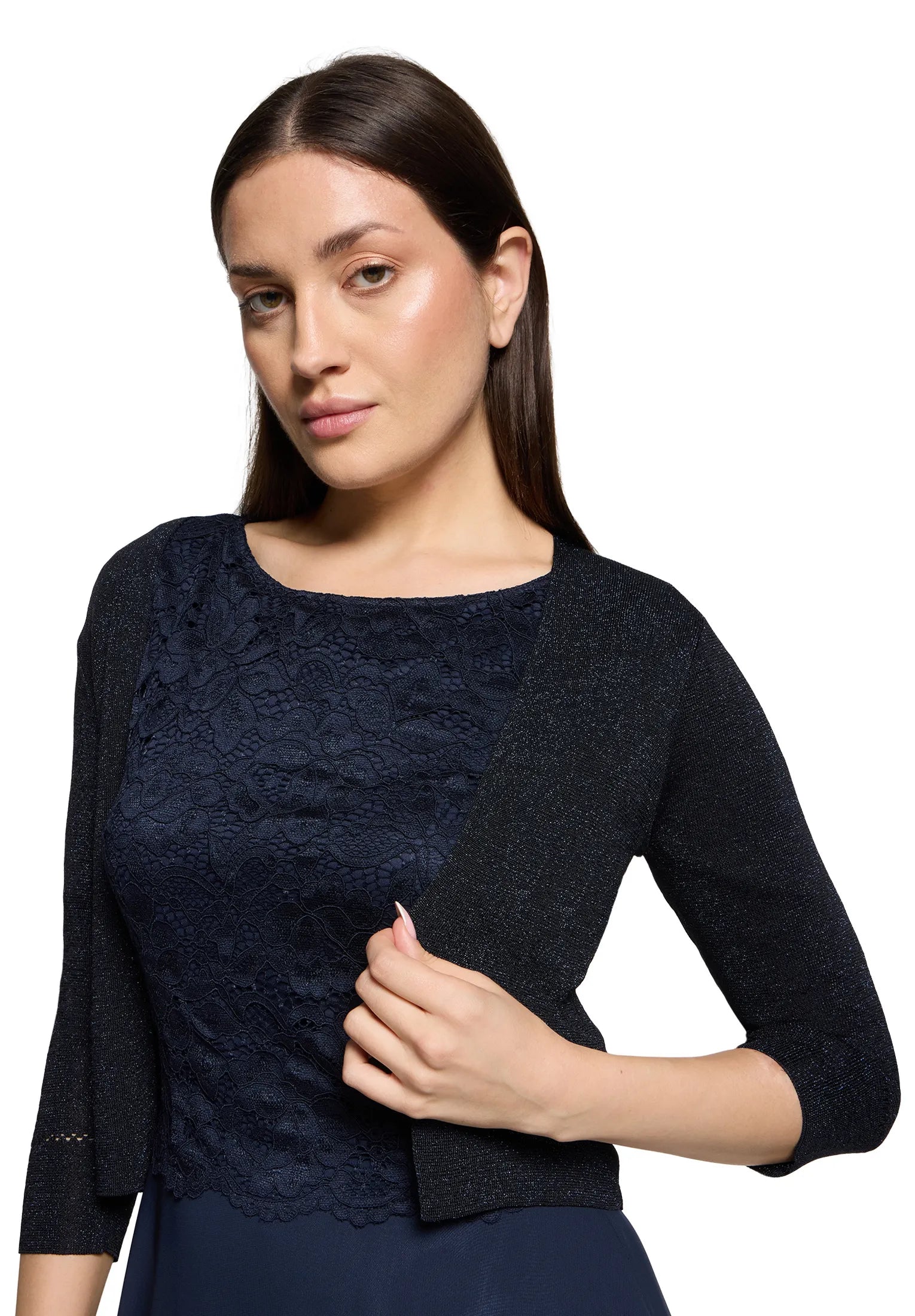 Strickbolero aus Viskosemix