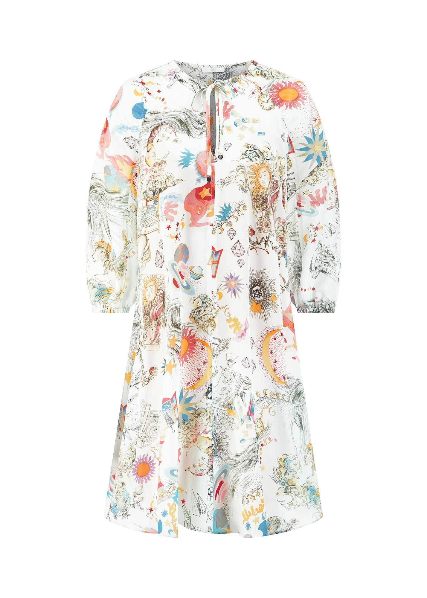 Sommerkleid Mini gemustert