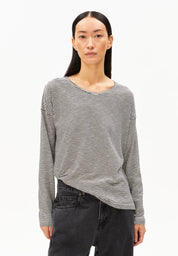 Oversized Langarmshirt aus Bio-Baumwolle