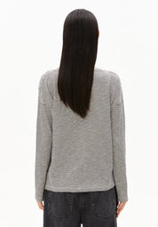 Oversized Langarmshirt aus Bio-Baumwolle