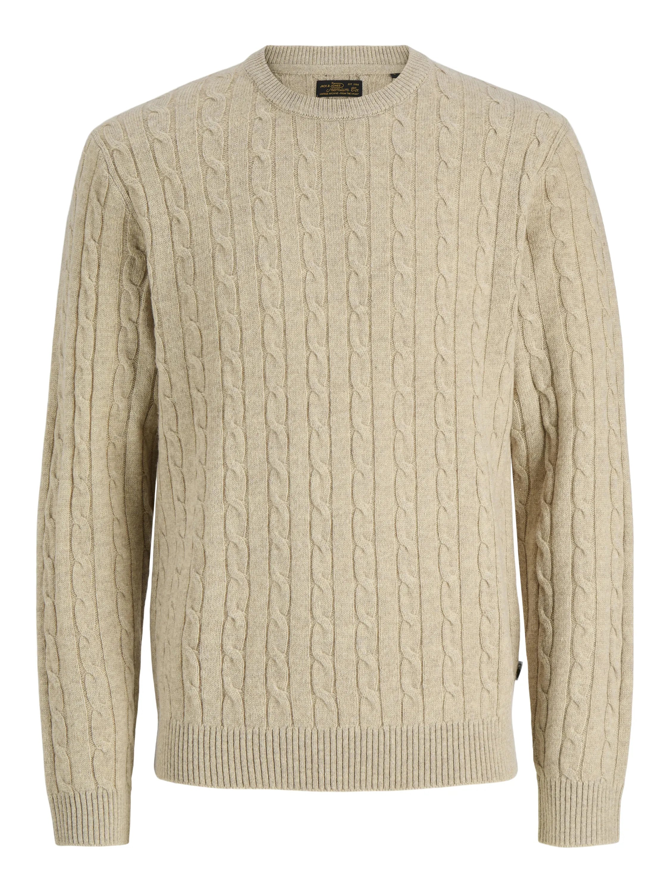 Strickpullover aus Wolle