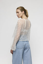 Langarmshirt AVERO transparent