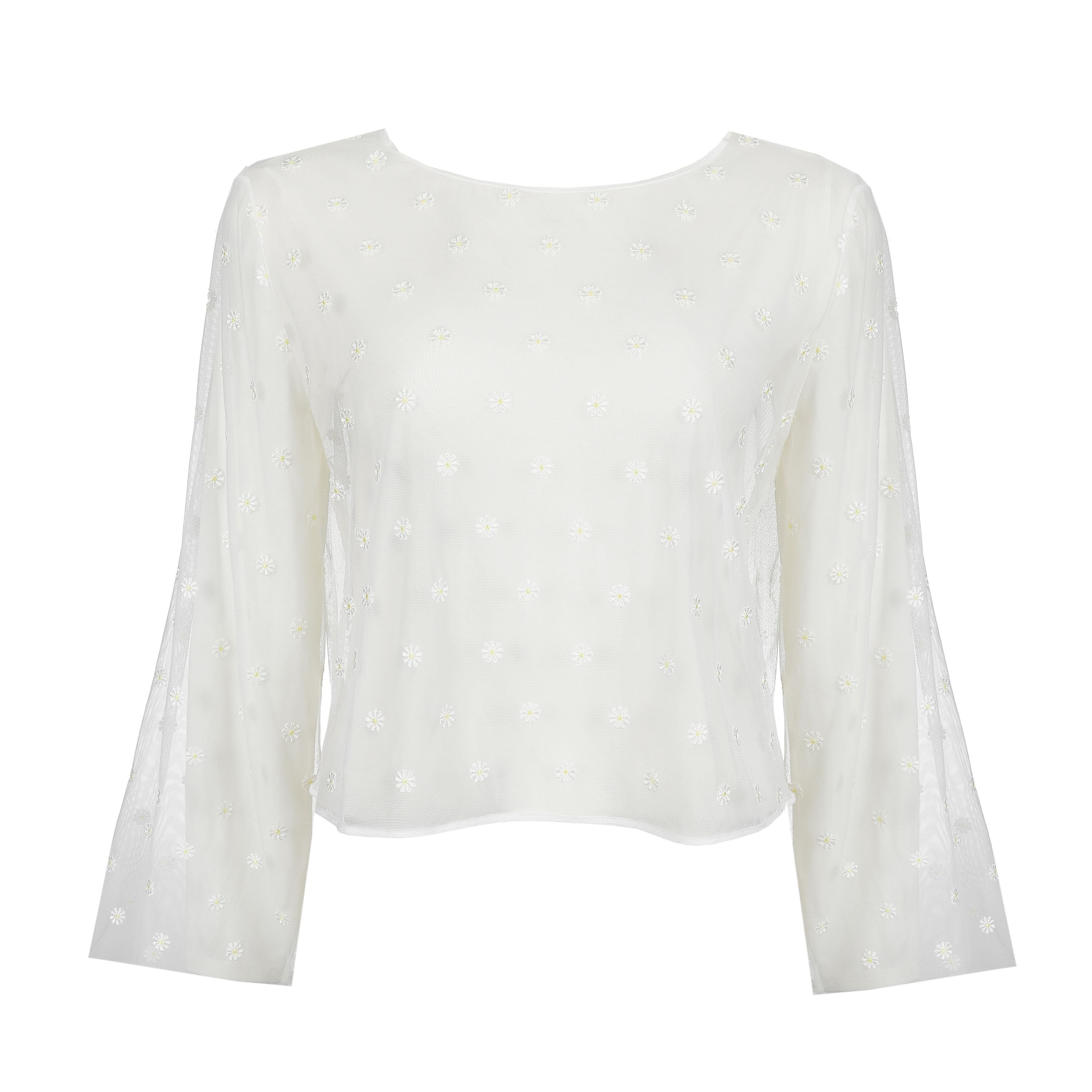 Langarmshirt AVERO transparent