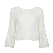 Langarmshirt AVERO transparent