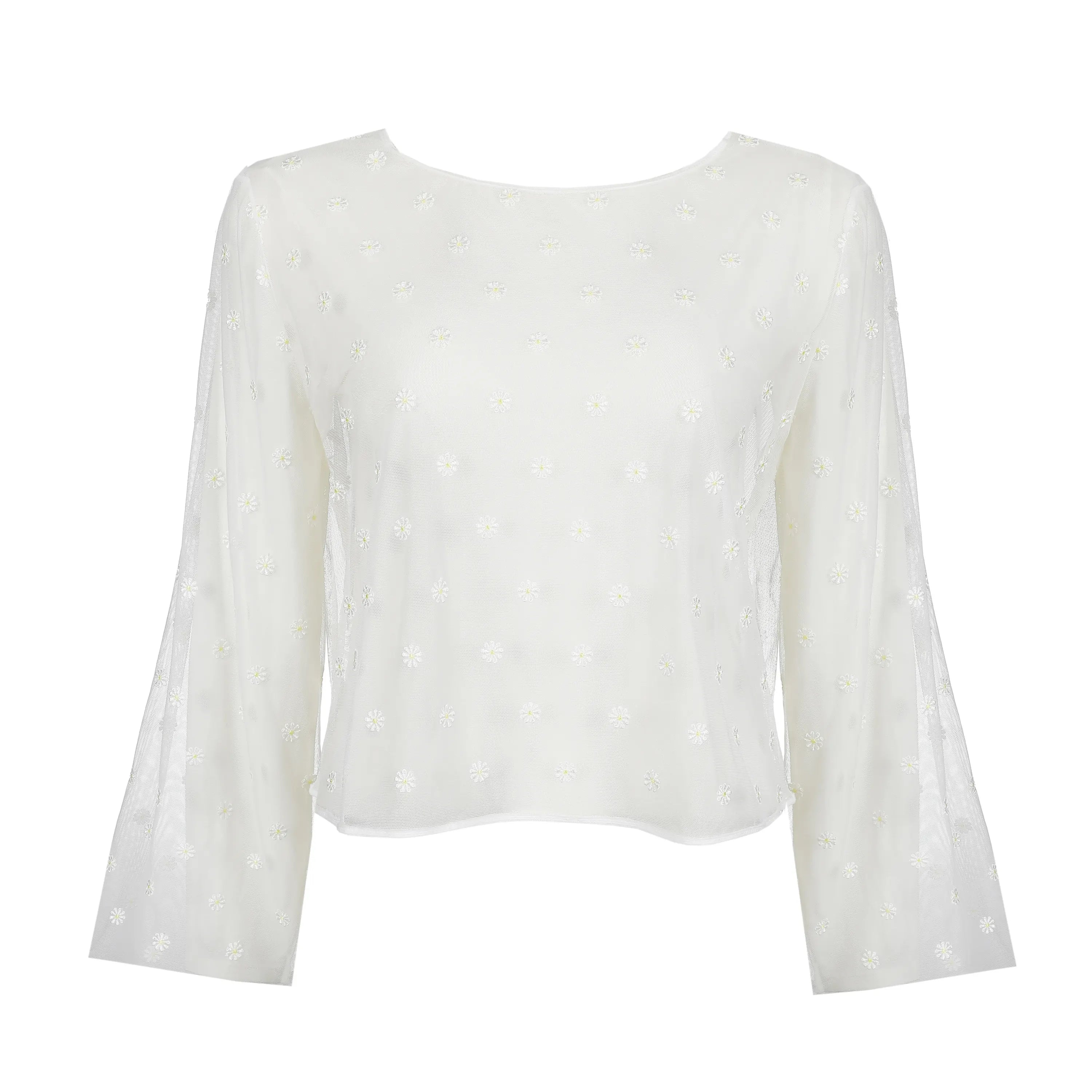 Langarmshirt AVERO transparent